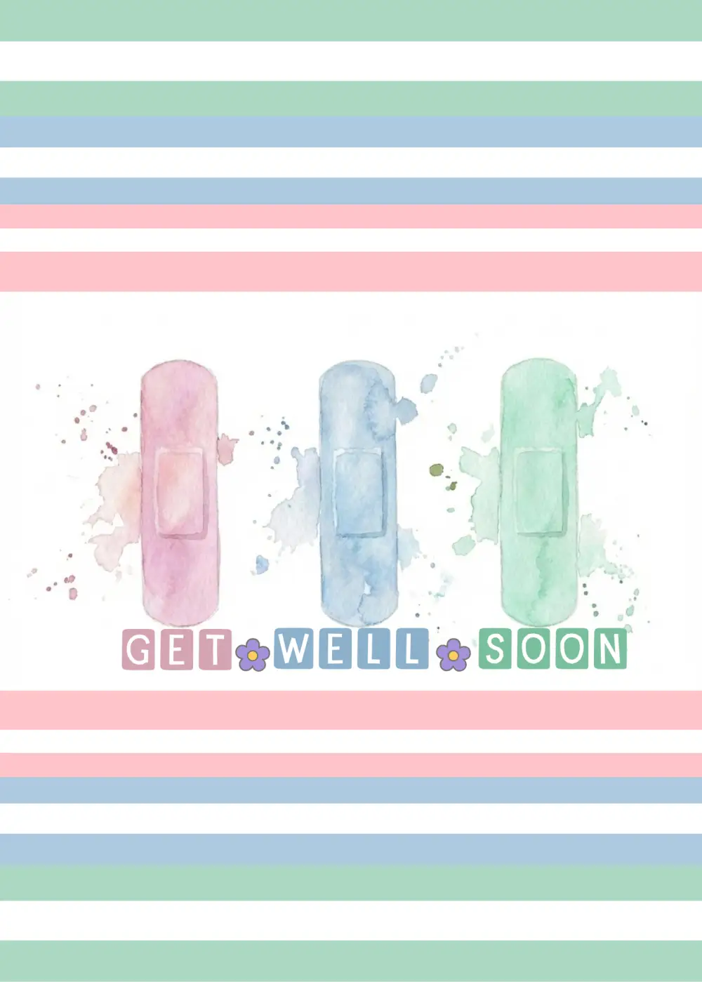 Get Well Soon - Plasters